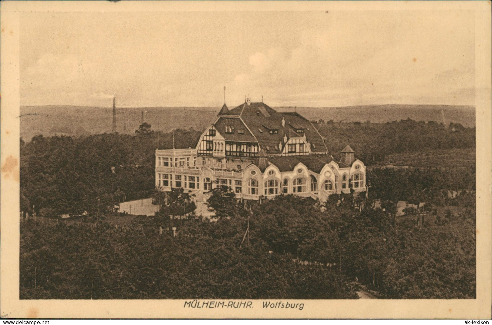 Ansichtskarte Mülheim An Der Ruhr Wolfsburg 1934 - Muelheim A. D. Ruhr