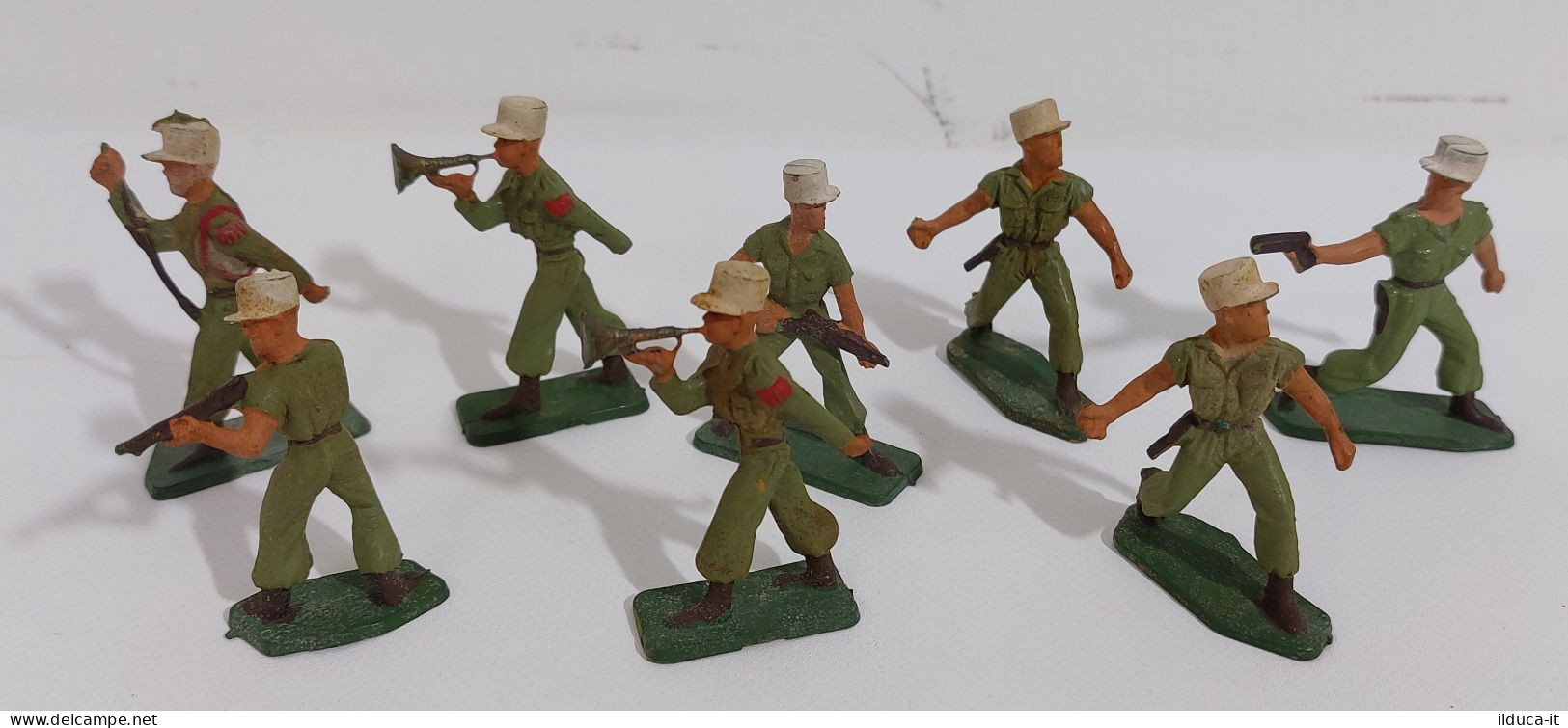 60859 Cs17 SOLDATINI BRITAINS - Lotto 7 Soldati Legione Straniera - Zinnsoldaten