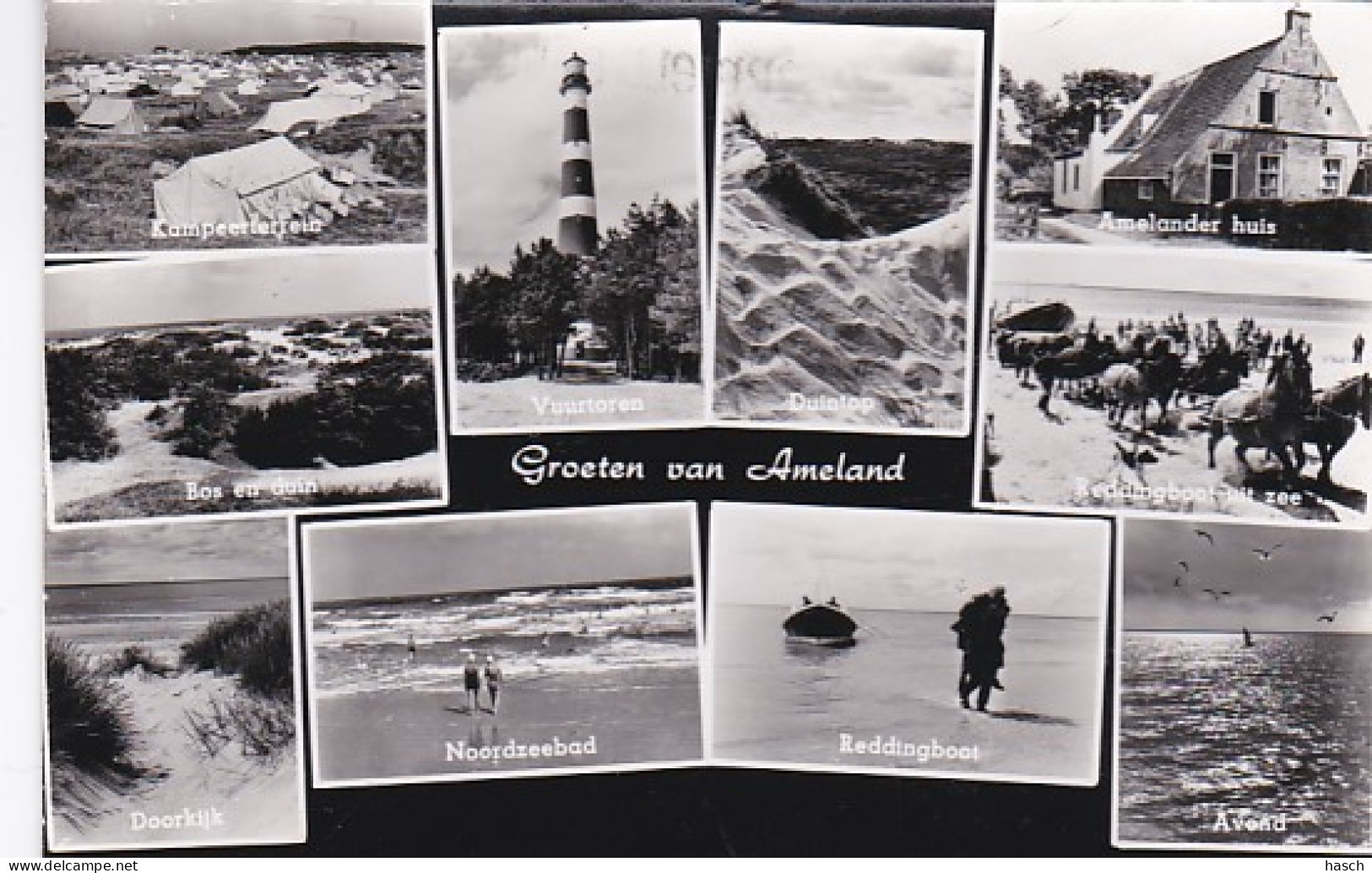 252739Groeten Van Ameland.(FOTO KAART) - Ameland