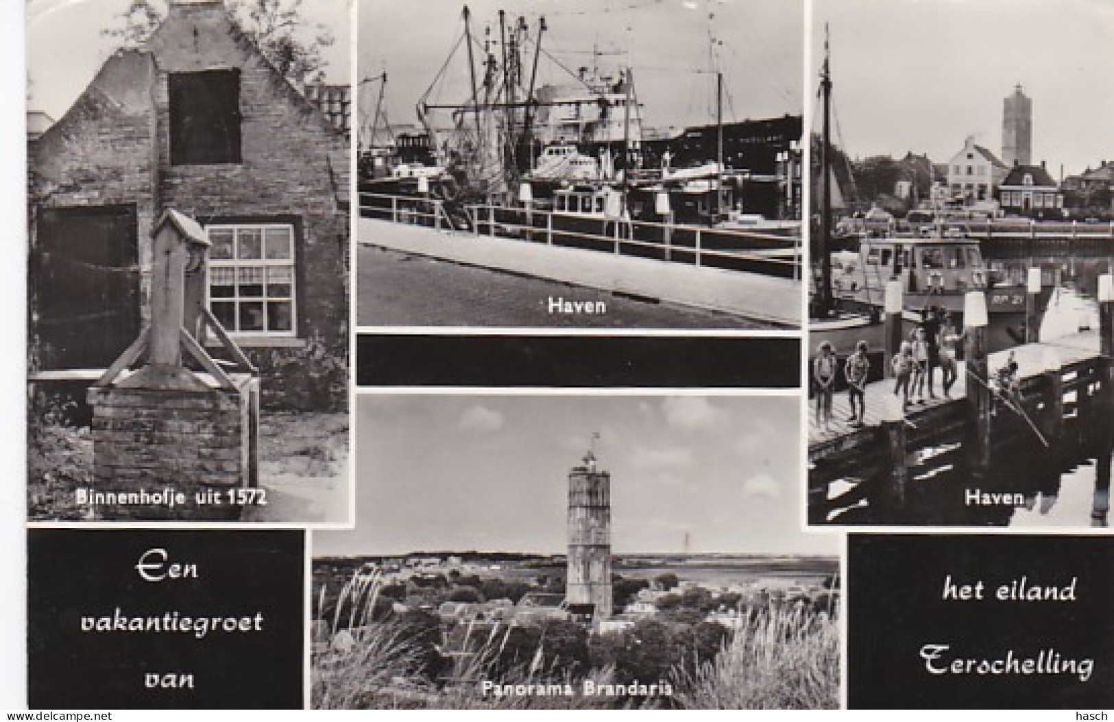 252743Een Vakantiegroet Van Het Eiland Terschelling. (FOTO KAART)(minuscule Vouwen In De Hoeken) - Terschelling