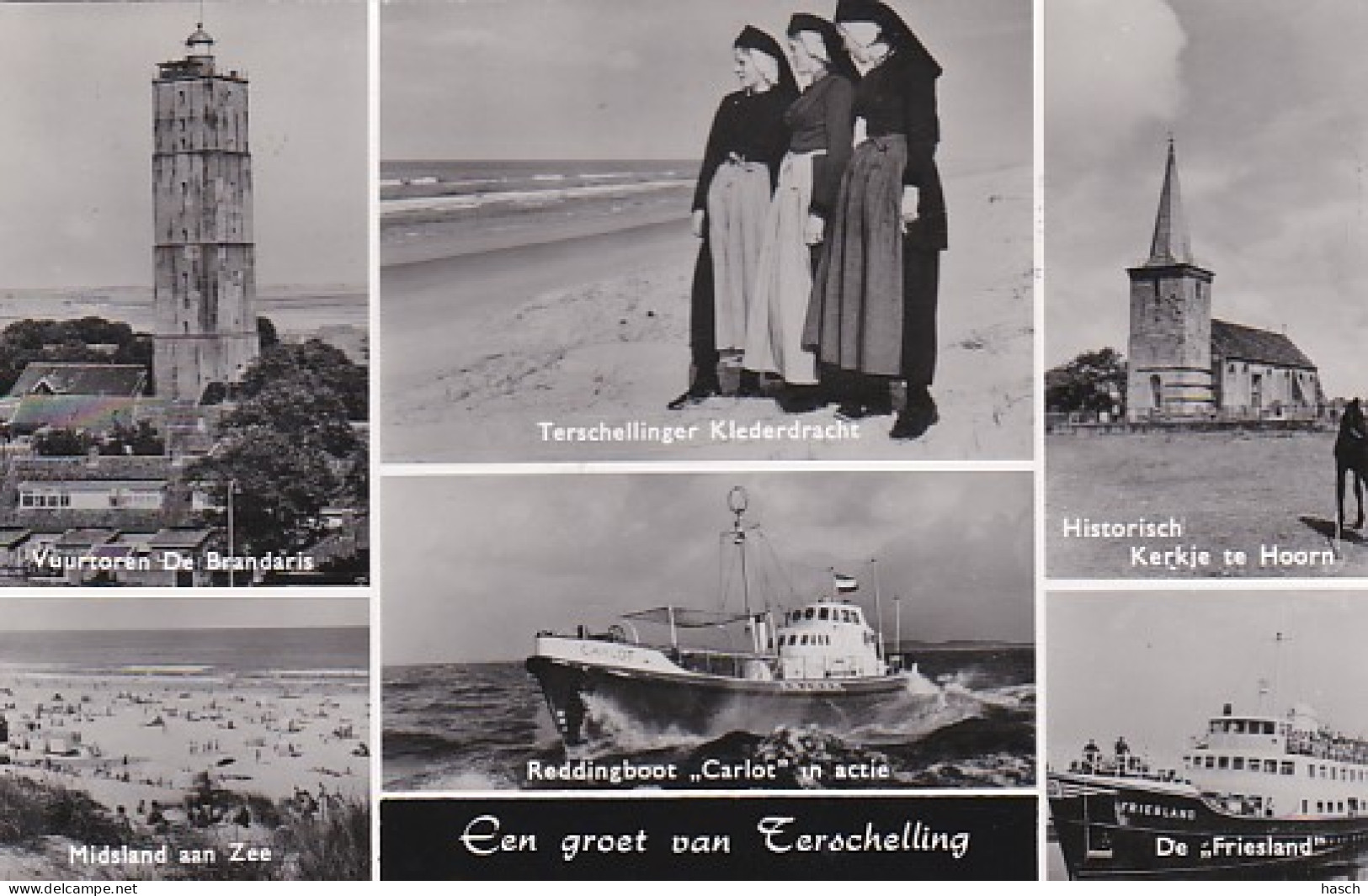 252744Een Groet Van Terschelling. (FOTO KAART)(minuscule Vouwen In De Hoeken) - Terschelling