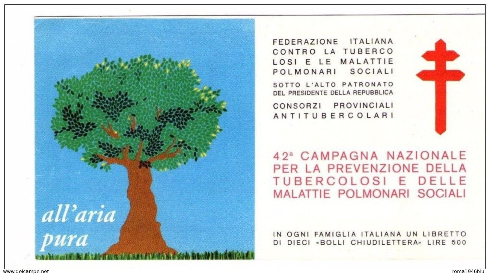 42° CAMPAGNA NAZIONALE ANTITUBERCOLARE LIBRETTO - Erinofilia