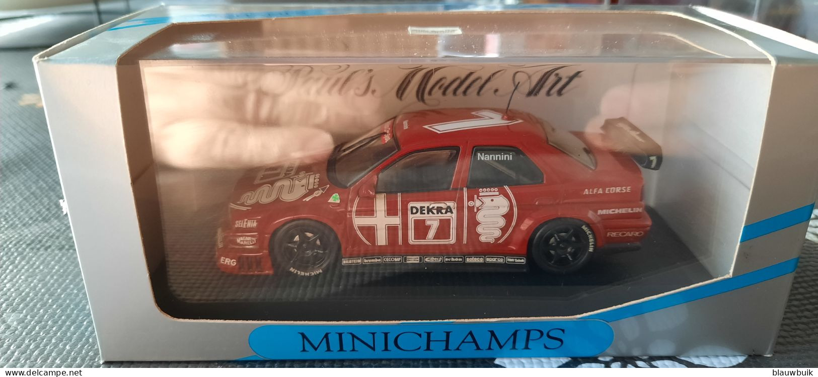 Minichamps Alfa Romeo 155 V6 Ti DTM Team Alfa Corse Nannini #7 1993 - Minichamps