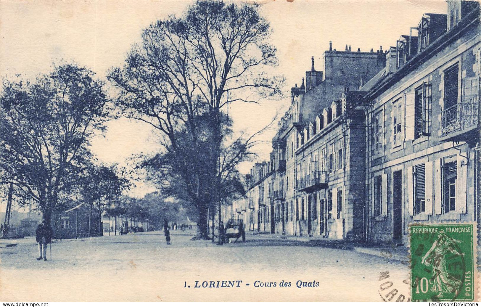 FRANCE - Lorient - Cours Des Quais - Carte Postale Ancienne - Lorient