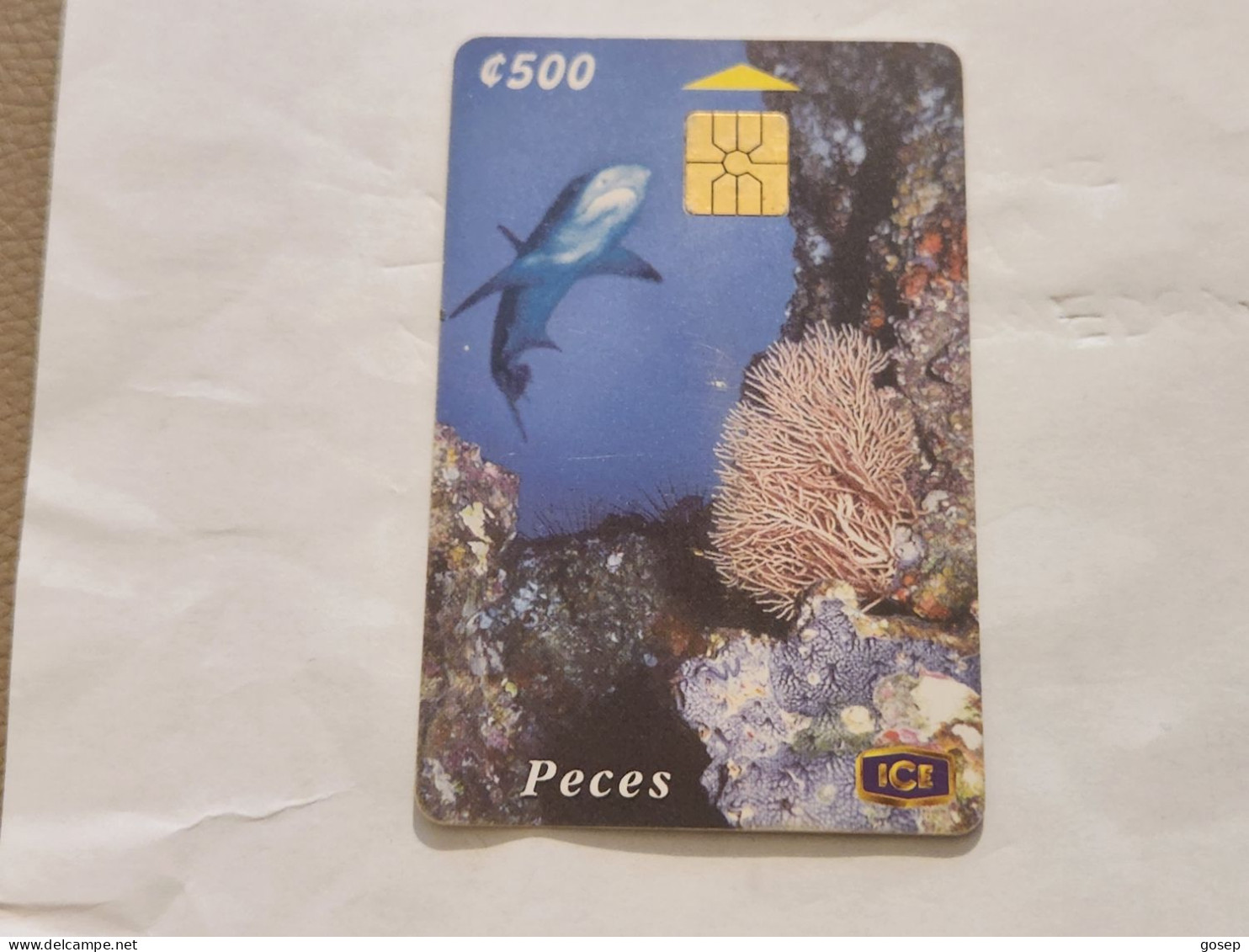 COSTA RICA-(CR-ICE-CHP-0046)-Tiburon De Punta Blanca-(66)-(06624470)(tirage-300.000)used Card+1card Prepiad - Costa Rica