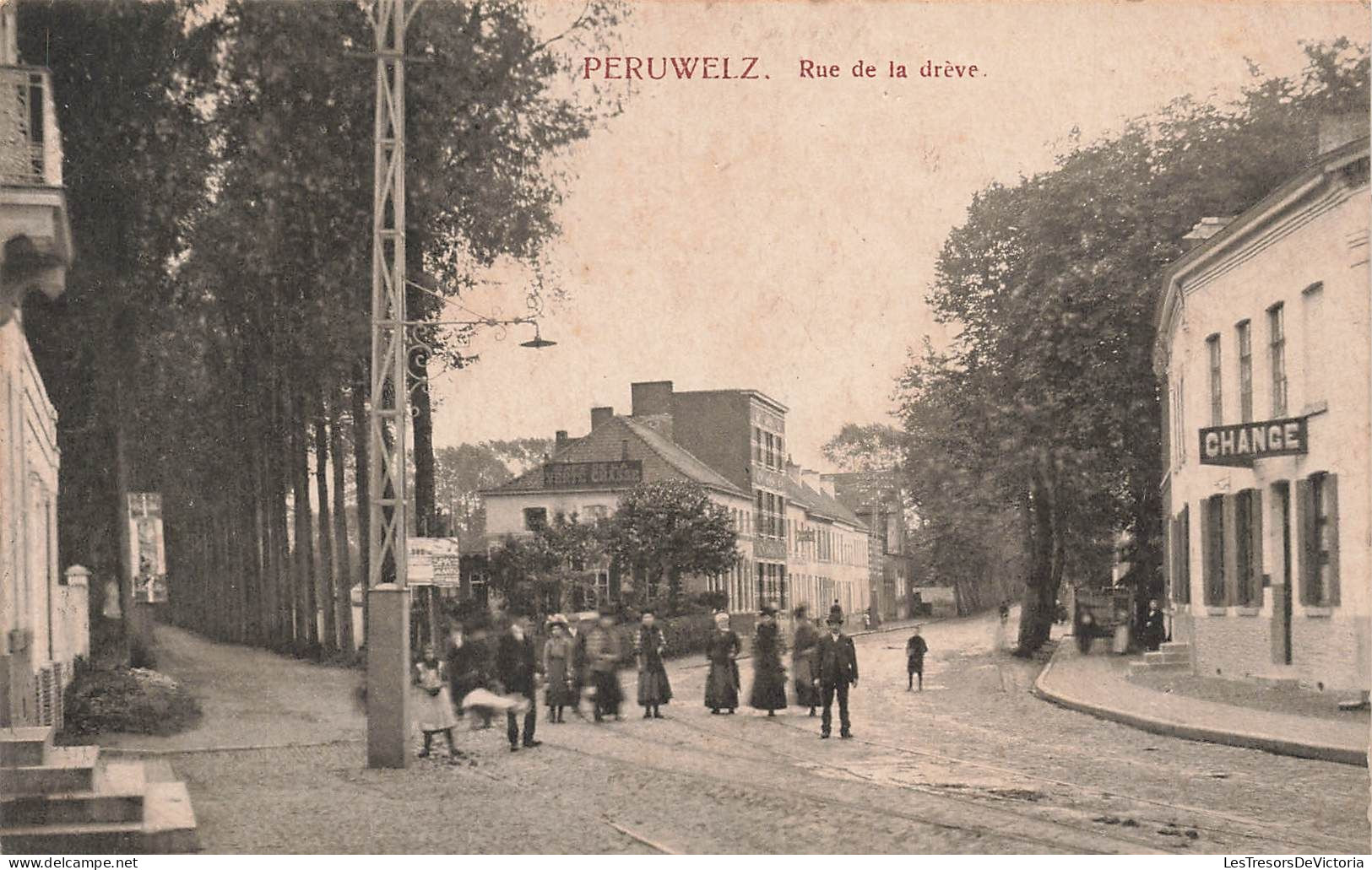 BELGIQUE - Péruwelz - Rue De La Drève - Carte Postale Ancienne - Peruwelz