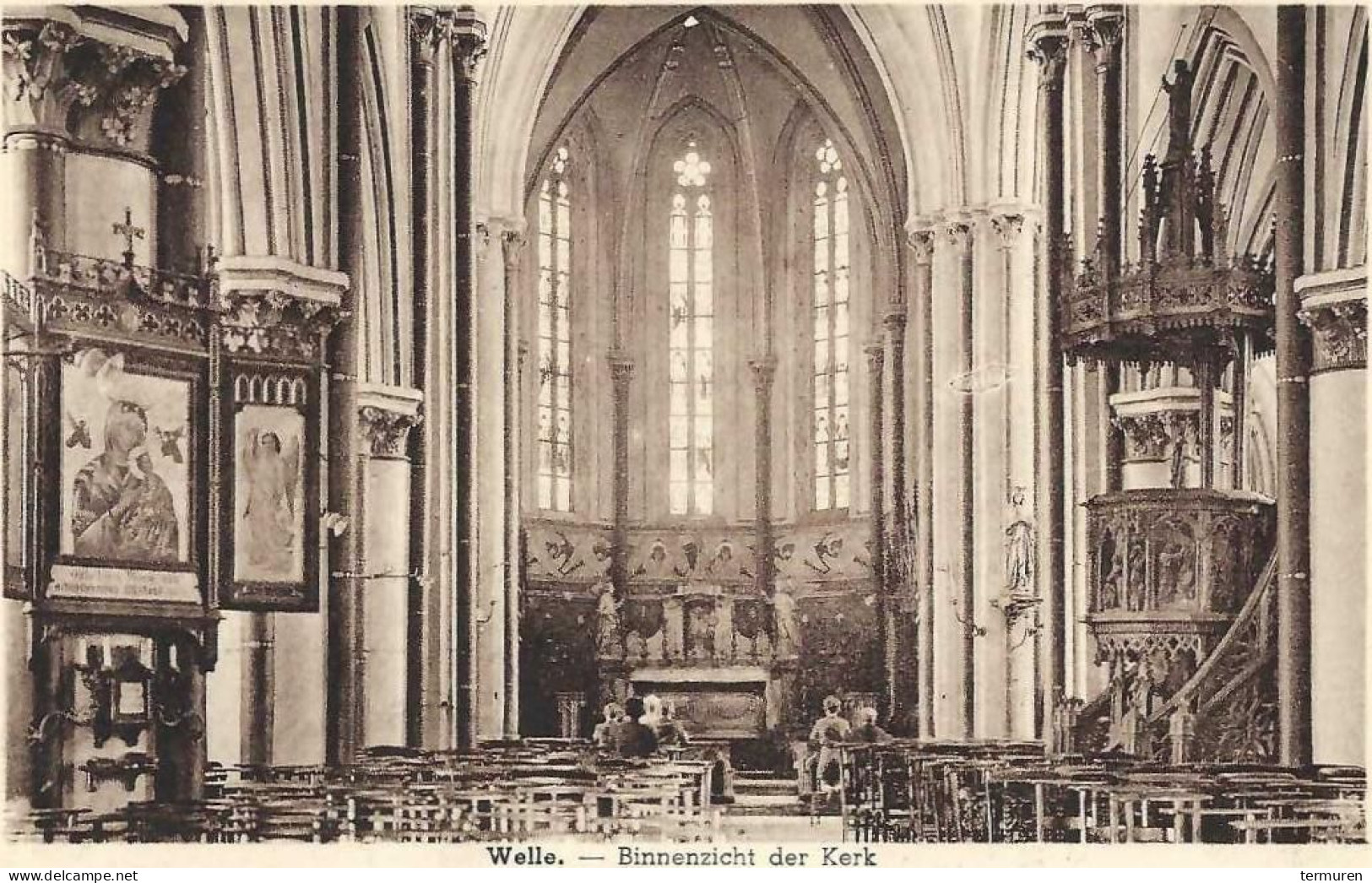 Welle: Binnenzicht Der Kerk - Denderleeuw