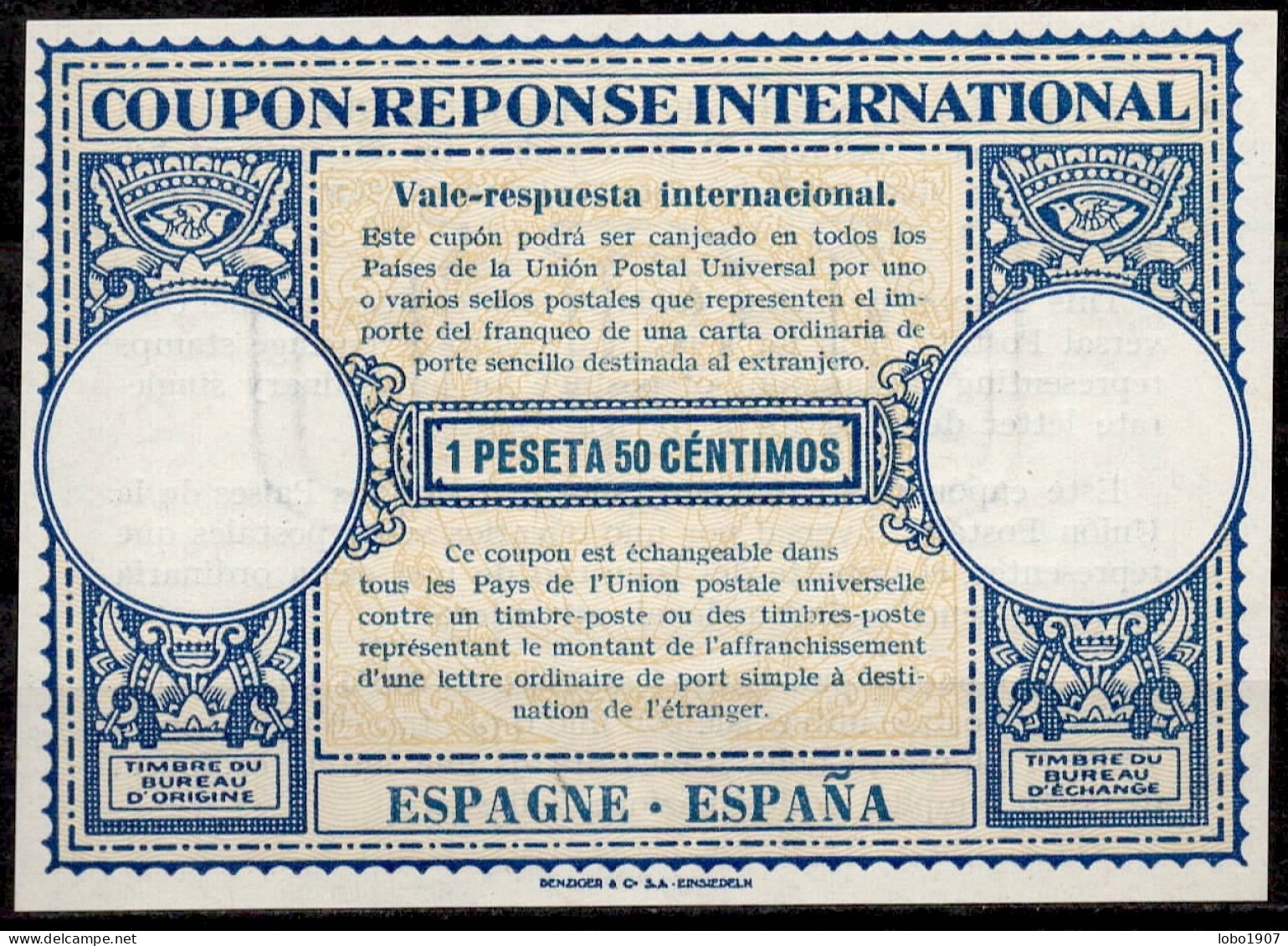 ANDORRA / ANDORRE / ESPAÑA / ESPAGNE Lo14  International Reply Coupon Reponse Antwortschein IAS IRC  Cupon Respuesta ** - Lettres & Documents