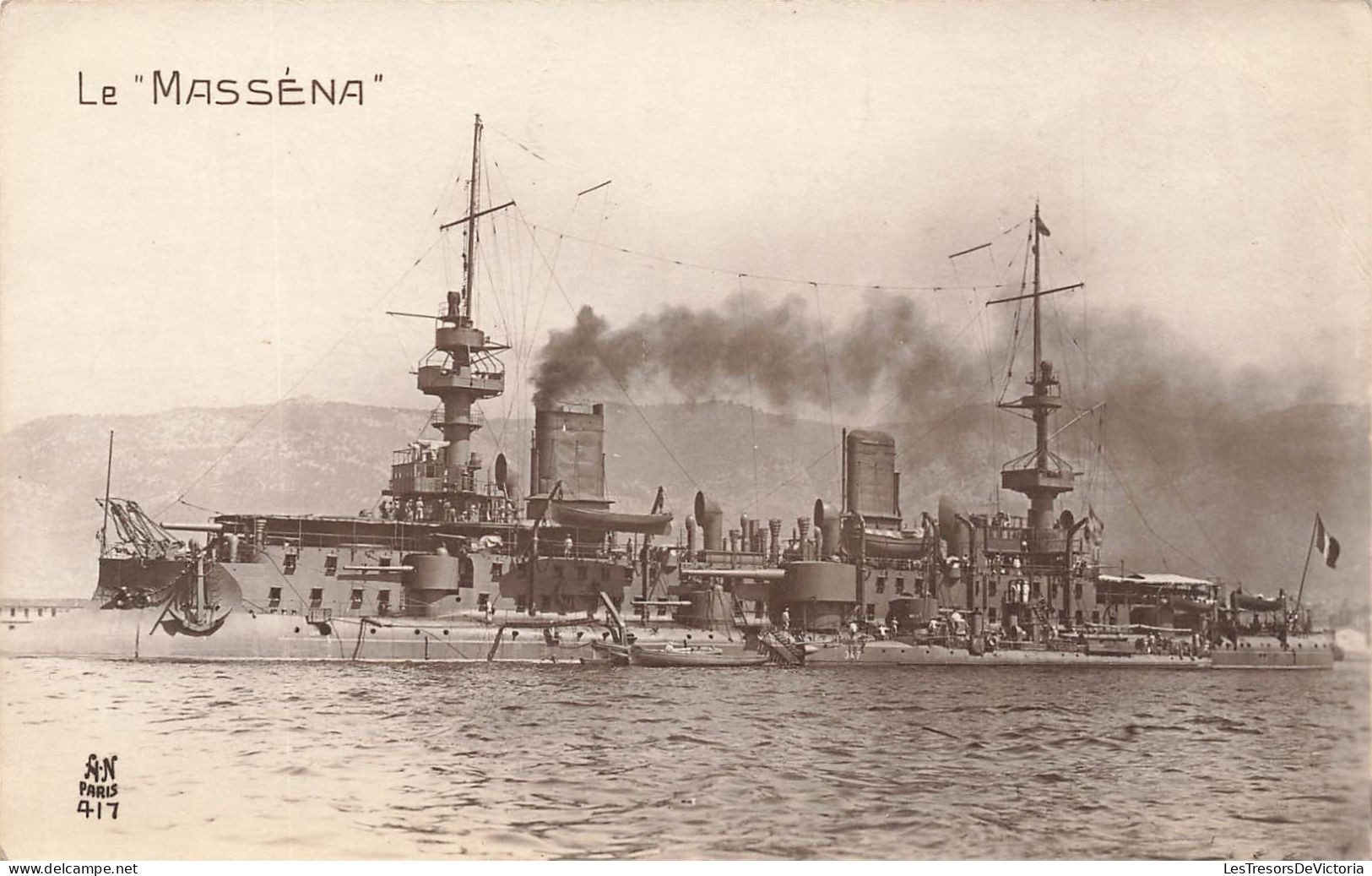 TRANSPORT - Bateau - Guerre - Le Masséna - Carte Postale Ancienne - Guerre