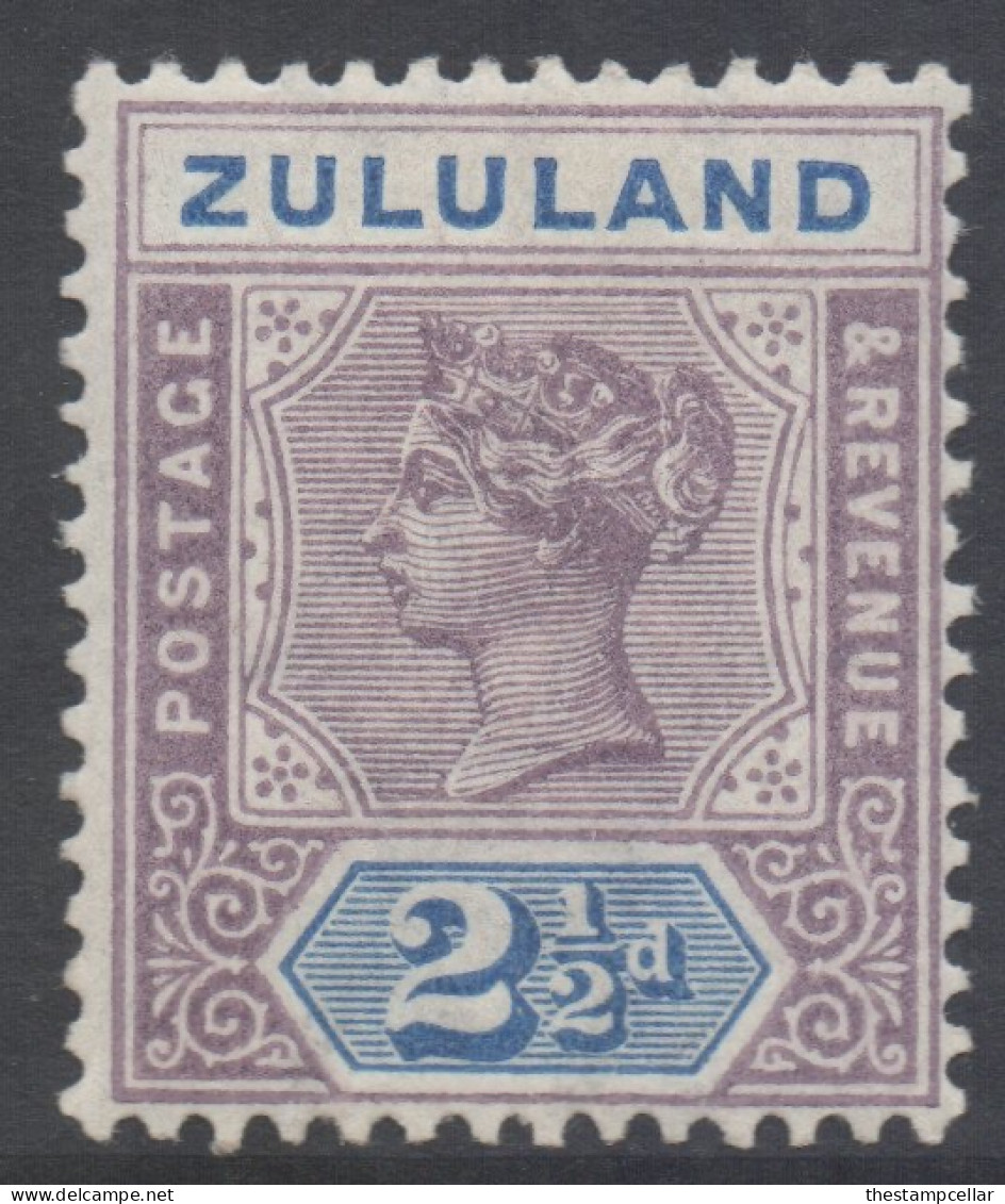 South Africa Zululand Scott 17 - SG22, 1894 Victoria 2.1/2d MH* - Zululand (1888-1902)