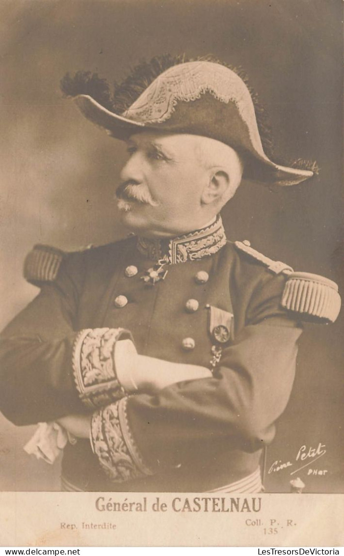 MILITARIA - Personnage - Général De Castelnau - Gina Petit - Carte Postale Ancienne - Personaggi