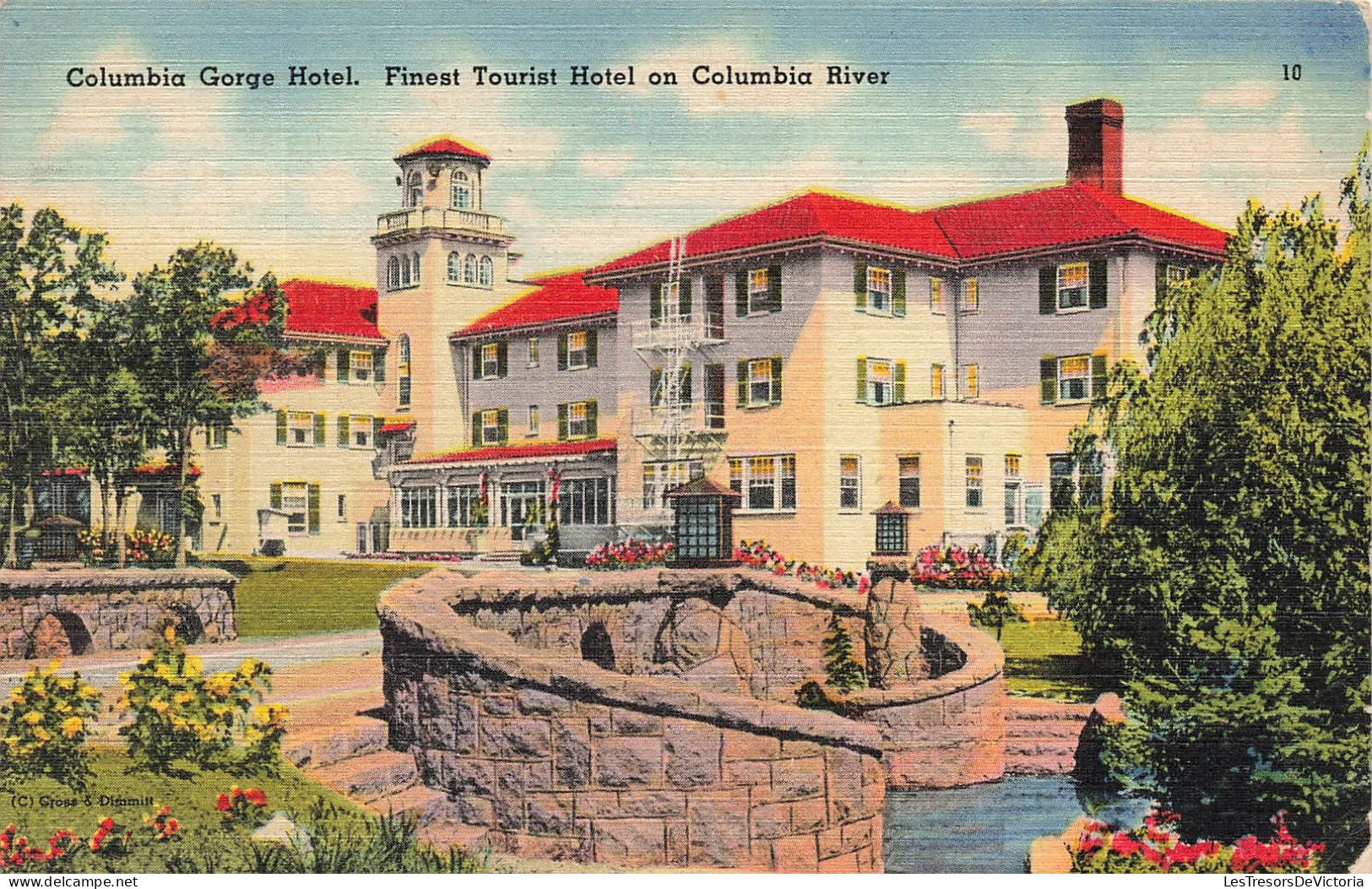 ETATS UNIS - Columbia Gorge Hotel - Finest Tourist Hotel On Columbia River - Carte Postale Ancienne - Altri & Non Classificati