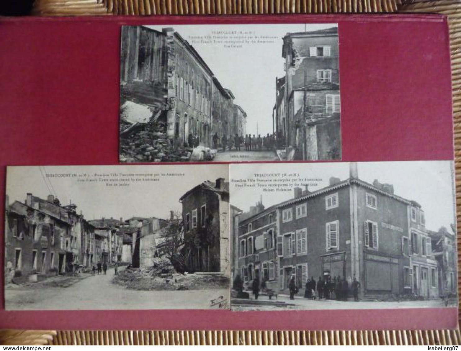 Thiaucourt (54) - 1ère Ville Française Reconquise Par Les Américains - Diverses Vues De Maisons Et De Rues - Collections & Lots