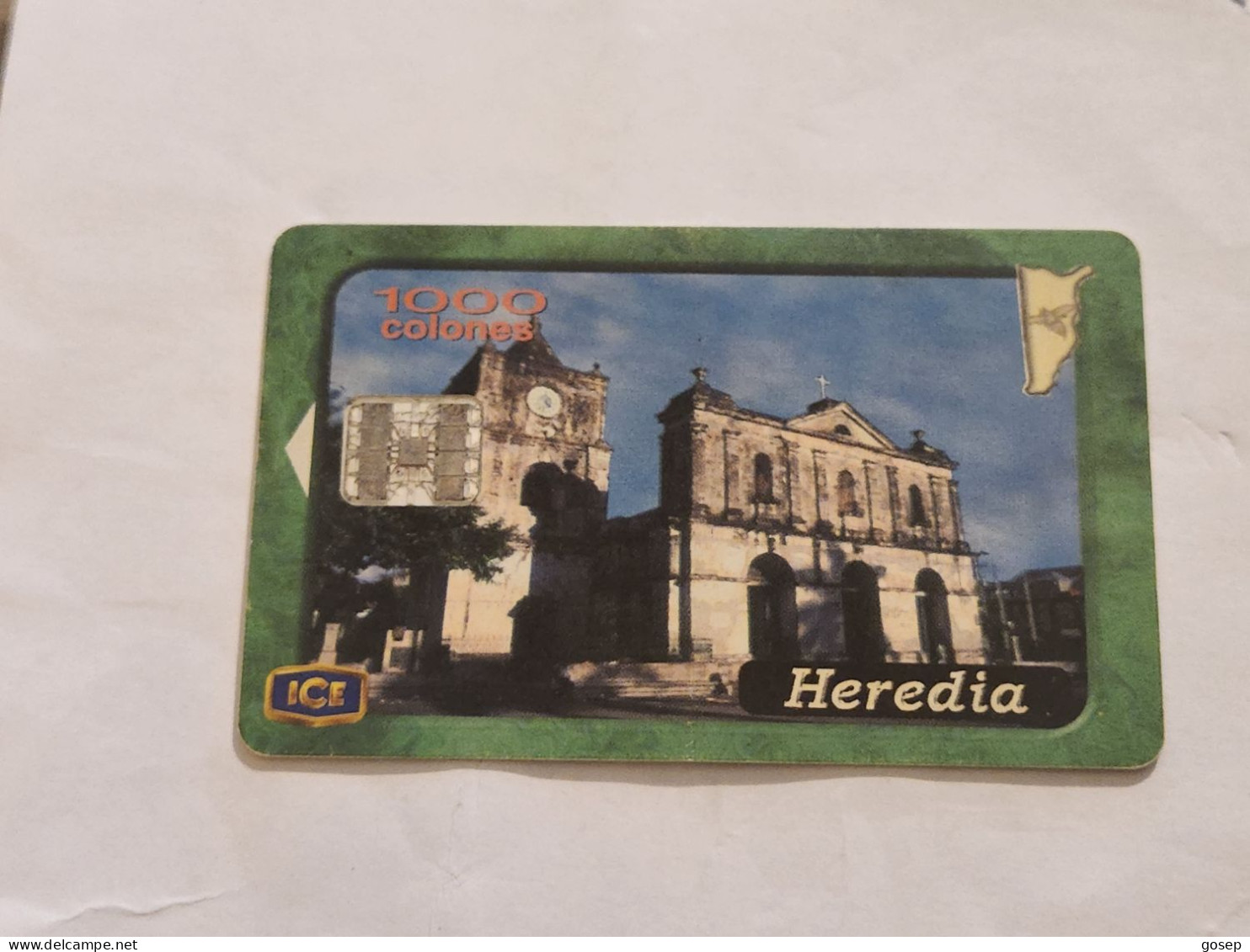 COSTA RICA-(CR-ICE-CHP-0055)-Heredia-(I Emisión)-(71)-(C145000609)(tirage-400.000)used Card+1card Prepiad - Costa Rica