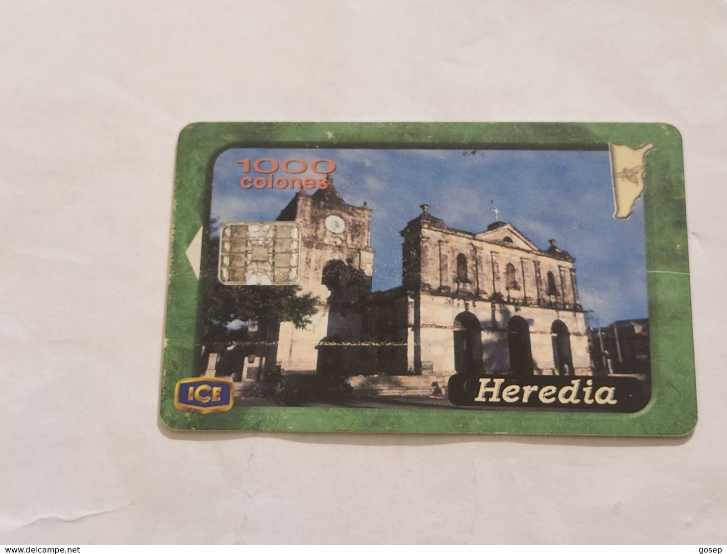 COSTA RICA-(CR-ICE-CHP-0055)-Heredia-(I Emisión)-(79)-(C145000627A)(tirage-400.000)used Card+1card Prepiad - Costa Rica