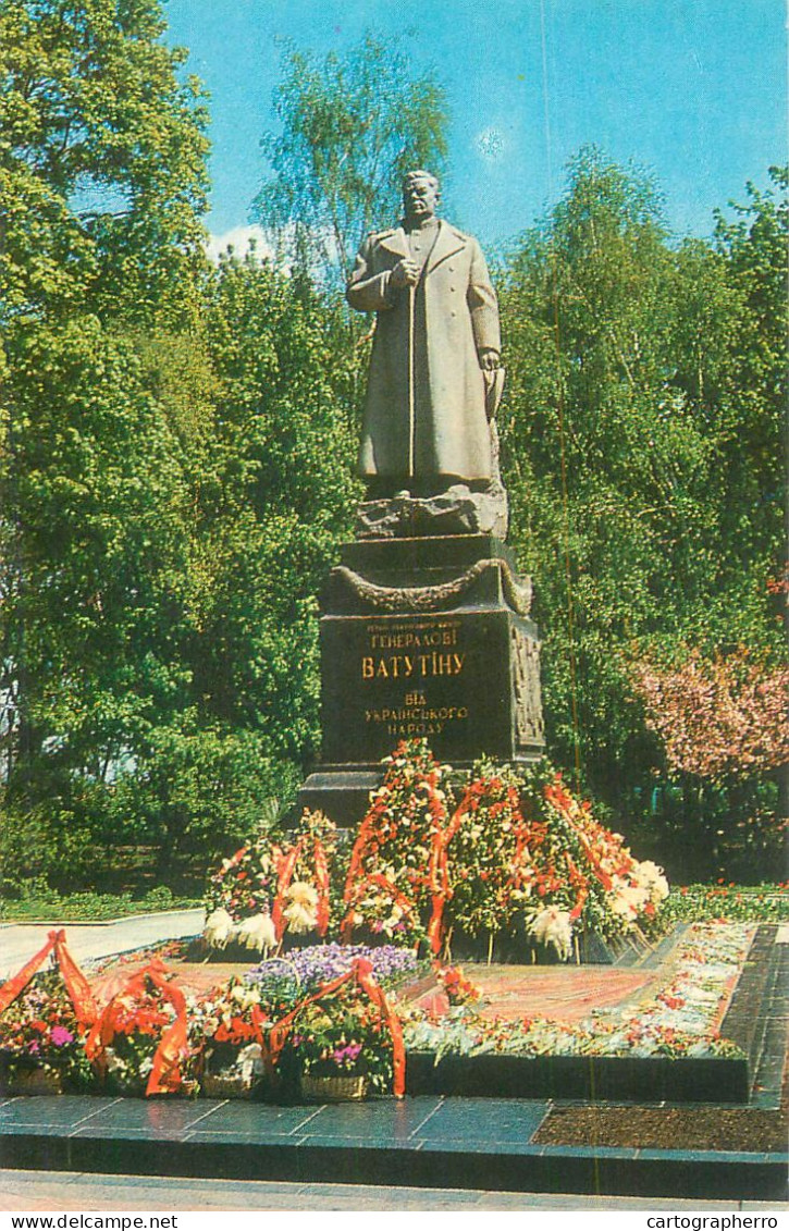 Ukraine Kiev General Vatutin Statue Monument - Ukraine