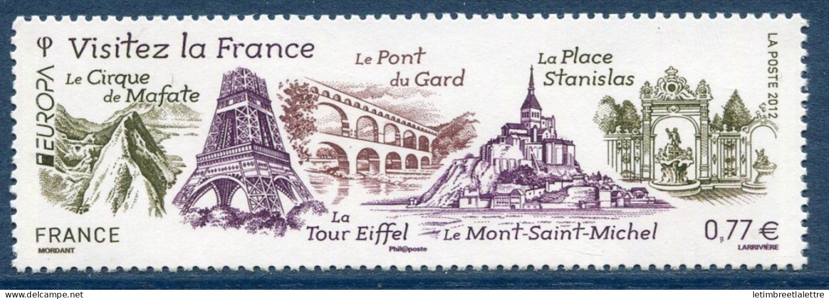 France - YT N° 4661 ** - Neuf Sans Charnière - 2012 - Neufs