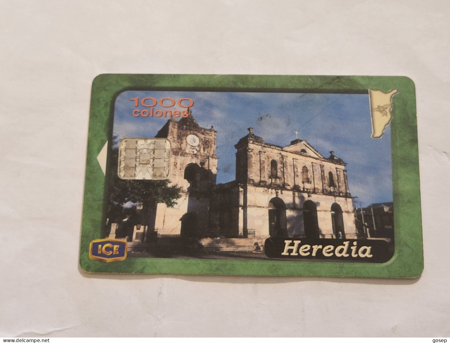 COSTA RICA-(CR-ICE-CHP-0055)-Heredia-(I Emisión)-(81)-(C145000630)(tirage-400.000)used Card+1card Prepiad - Costa Rica