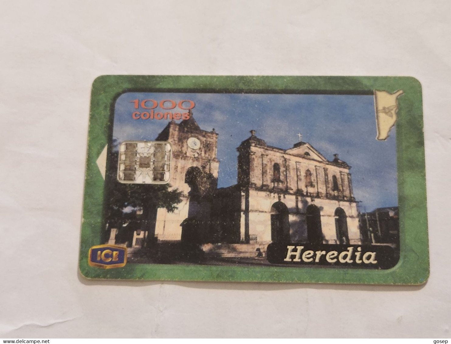 COSTA RICA-(CR-ICE-CHP-0055)-Heredia-(I Emisión)-(82)-(C145000631)(tirage-400.000)used Card+1card Prepiad - Costa Rica