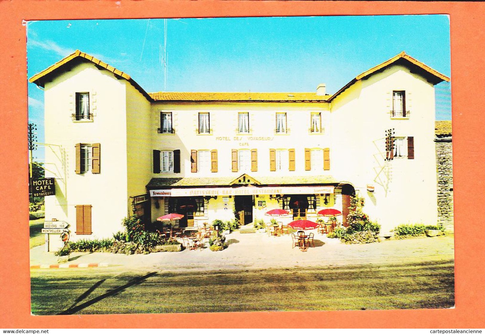 12707 ● LA CAVALERIE 12-Aveyron Patisserie-Bar-Hotel Restaurant Des Voyageurs Propriétaire Marcel SUQUET 1970s NOVES - La Cavalerie