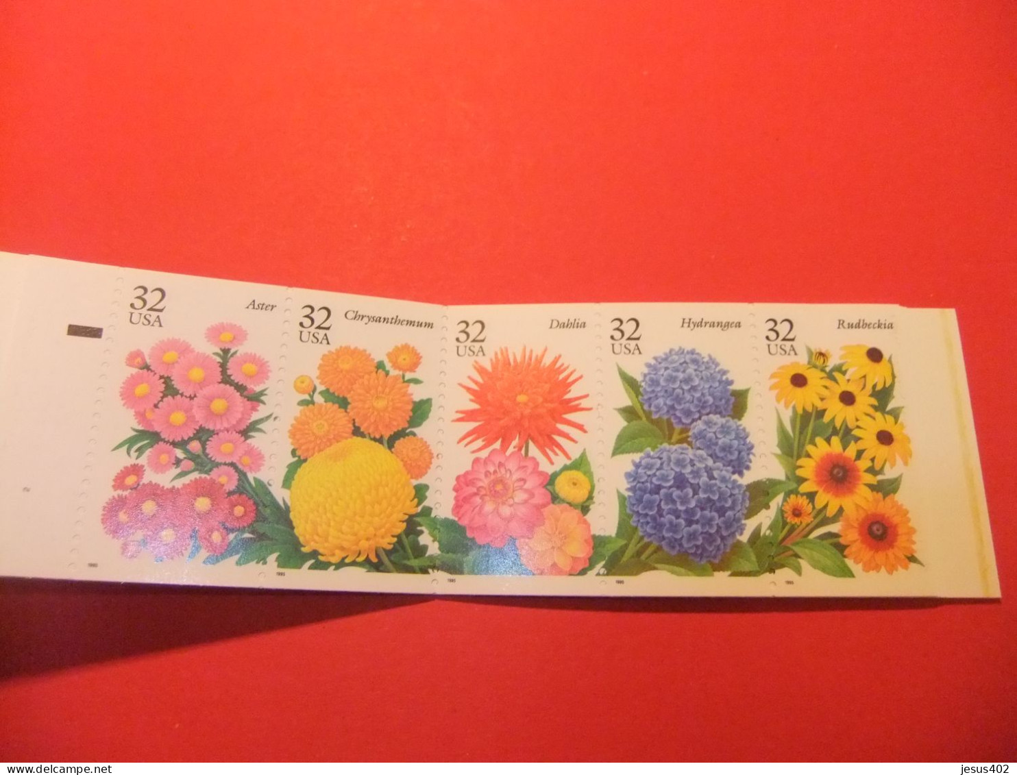 ESTADOS UNIDOS / ETATS-UNIS D'AMERIQUE 1995 FLEURS DE JARDINS YVERT CARNET 2401 ** MNH - 1981-...