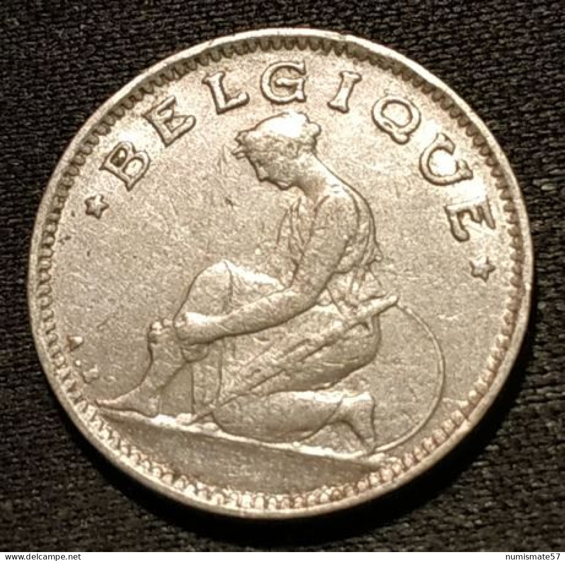 BELGIQUE - BELGIUM - 50 CENTIMES 1927 - Légende FR - Type Bonnetain - KM 87 - 50 Cents