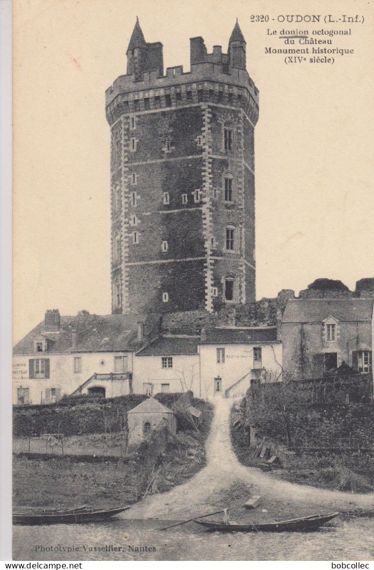 OUDON (Loire-Atlantique): Le Donjon Octogonal Du Château - Oudon