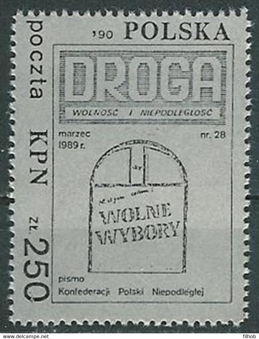 Poland SOLIDARITY (S042): KPN DROGA Press - Viñetas Solidarnosc