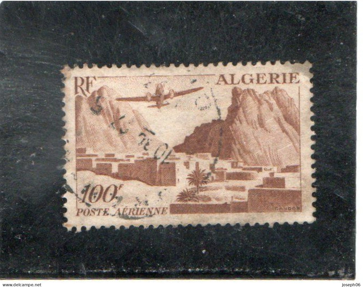 ALGERIE    1949-53  Poste Aérienne  N° 9  à  12  Incomplet  Oblitéré 10  Frais De Gestion Compris - Luchtpost