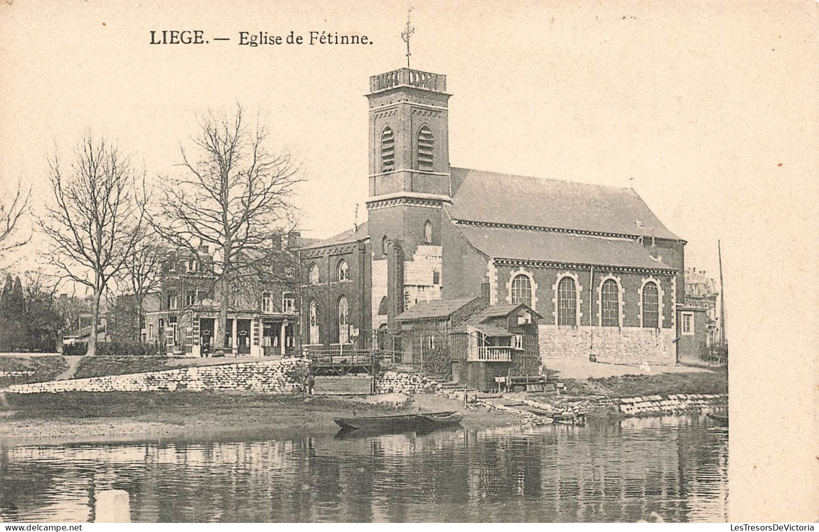 BELGIQUE - Liège - Vue Générale De L'extérieur De L'église De Fétinne - Carte Postale Ancienne - Liege