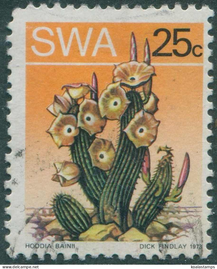 South West Africa 1973 SG253 25c Cactus FU - Namibie (1990- ...)