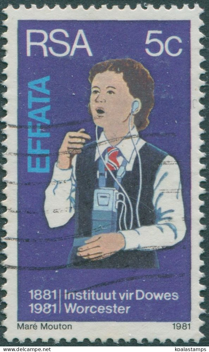 South Africa 1981 SG495 5c Girl With Hearing Aid FU - Sonstige & Ohne Zuordnung