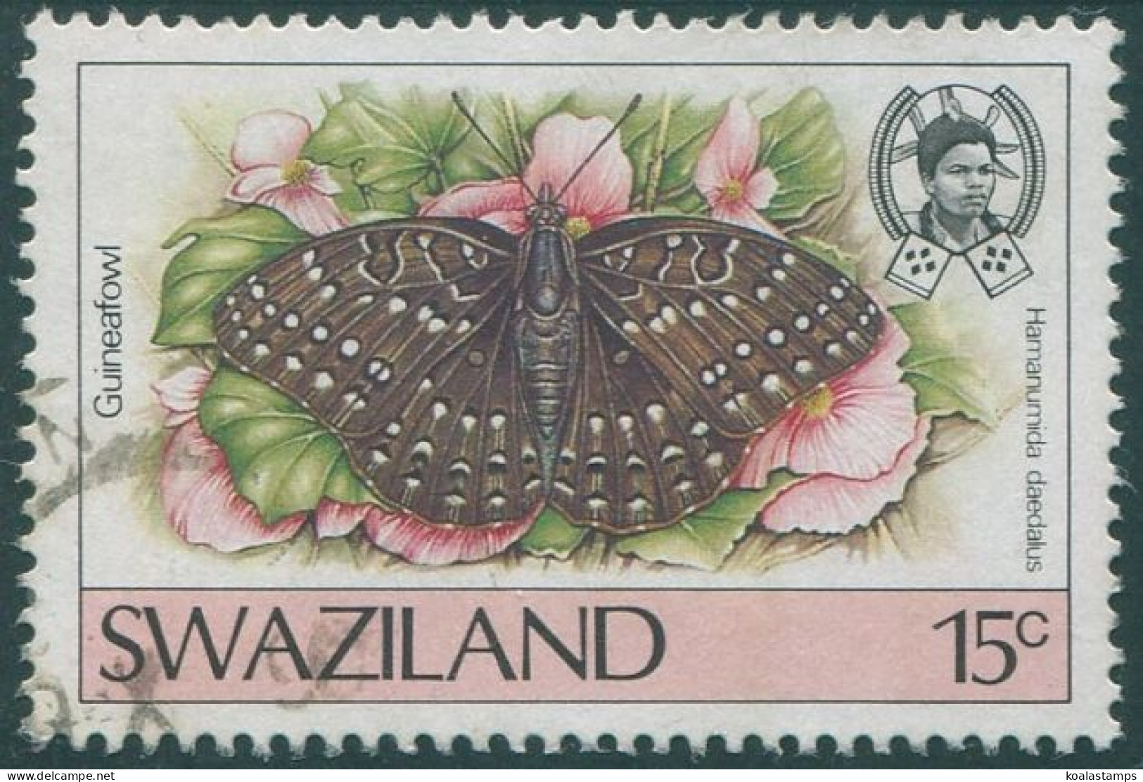Swaziland 1987 SG517 15c Butterfly FU - Swaziland (1968-...)