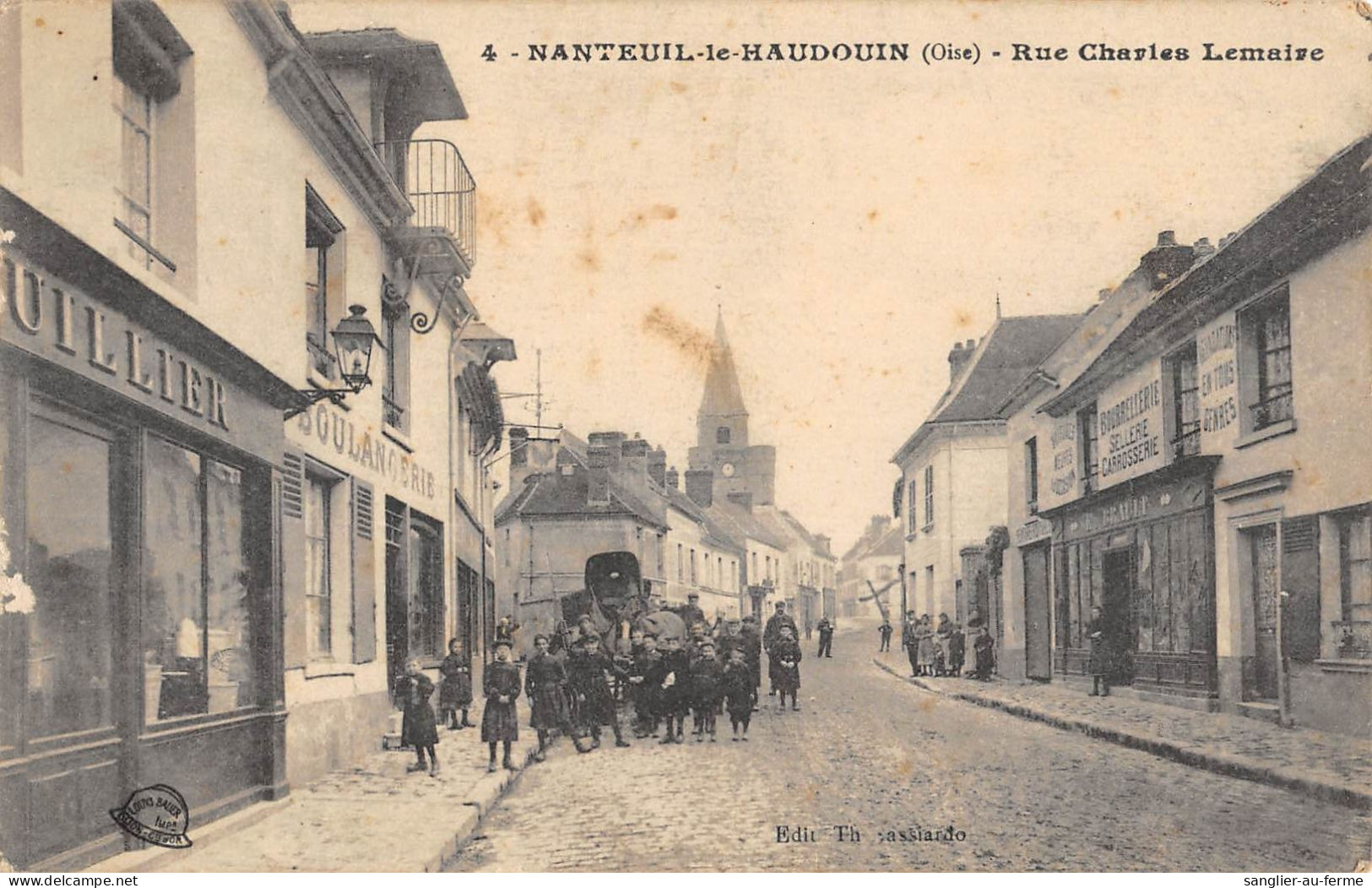 CPA 60 NANTEUIL LE HAUDOUIN / RUE CHARLES LEMAIRE - Nanteuil-le-Haudouin