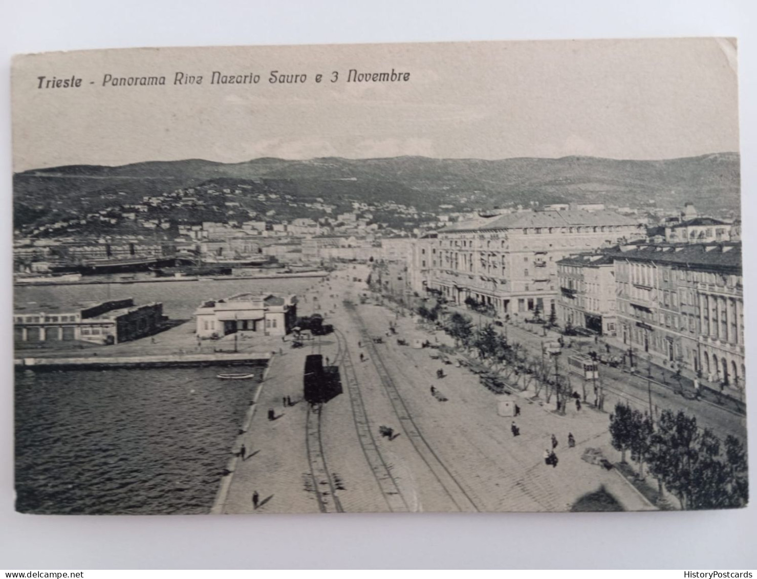 Trieste (Triest), Panorama Riva Nazario Sauro E 3 Novembre, 1923 - Trieste (Triest)