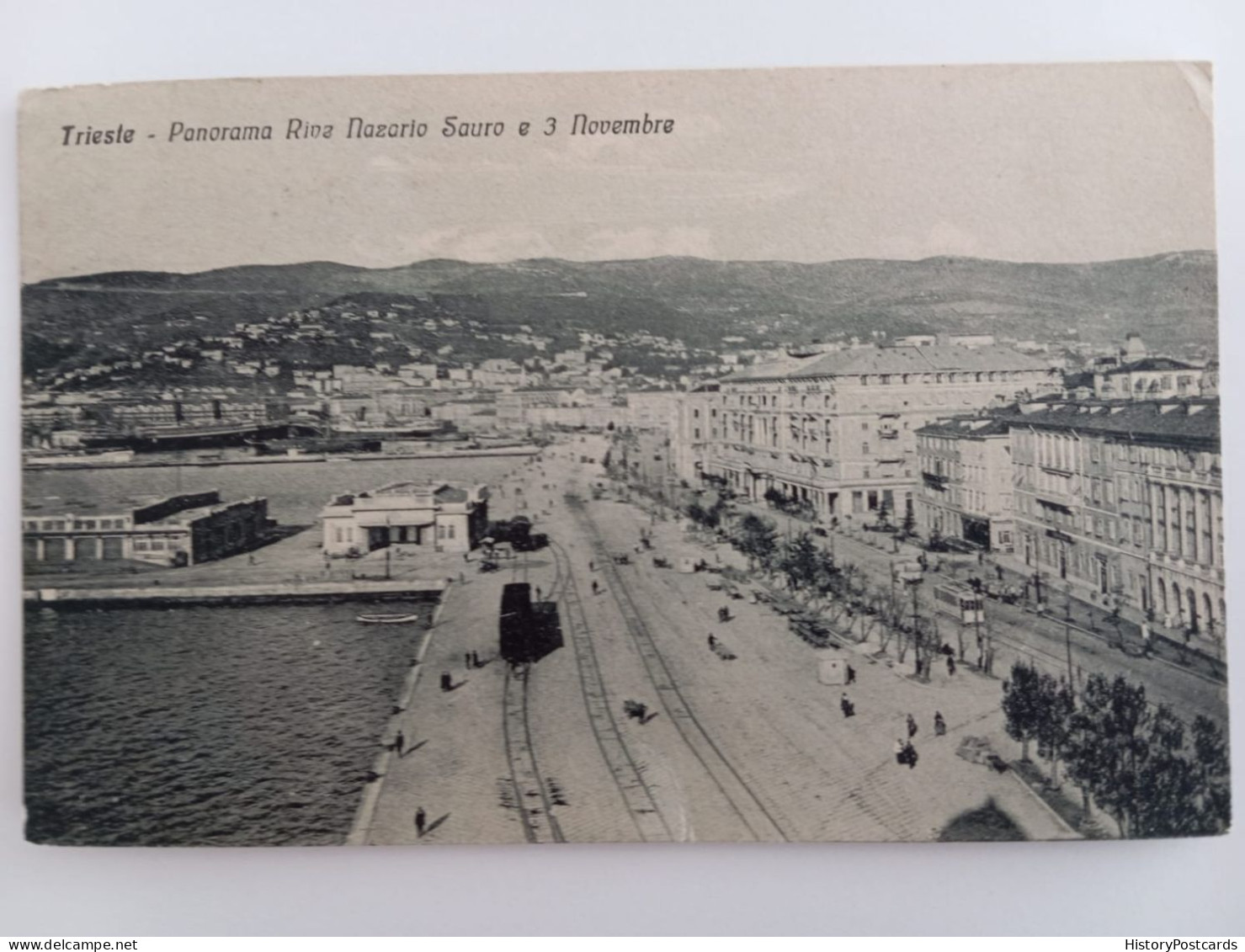Trieste (Triest), Panorama Riva Nazario Sauro E 3 Novembre, 1923 - Trieste
