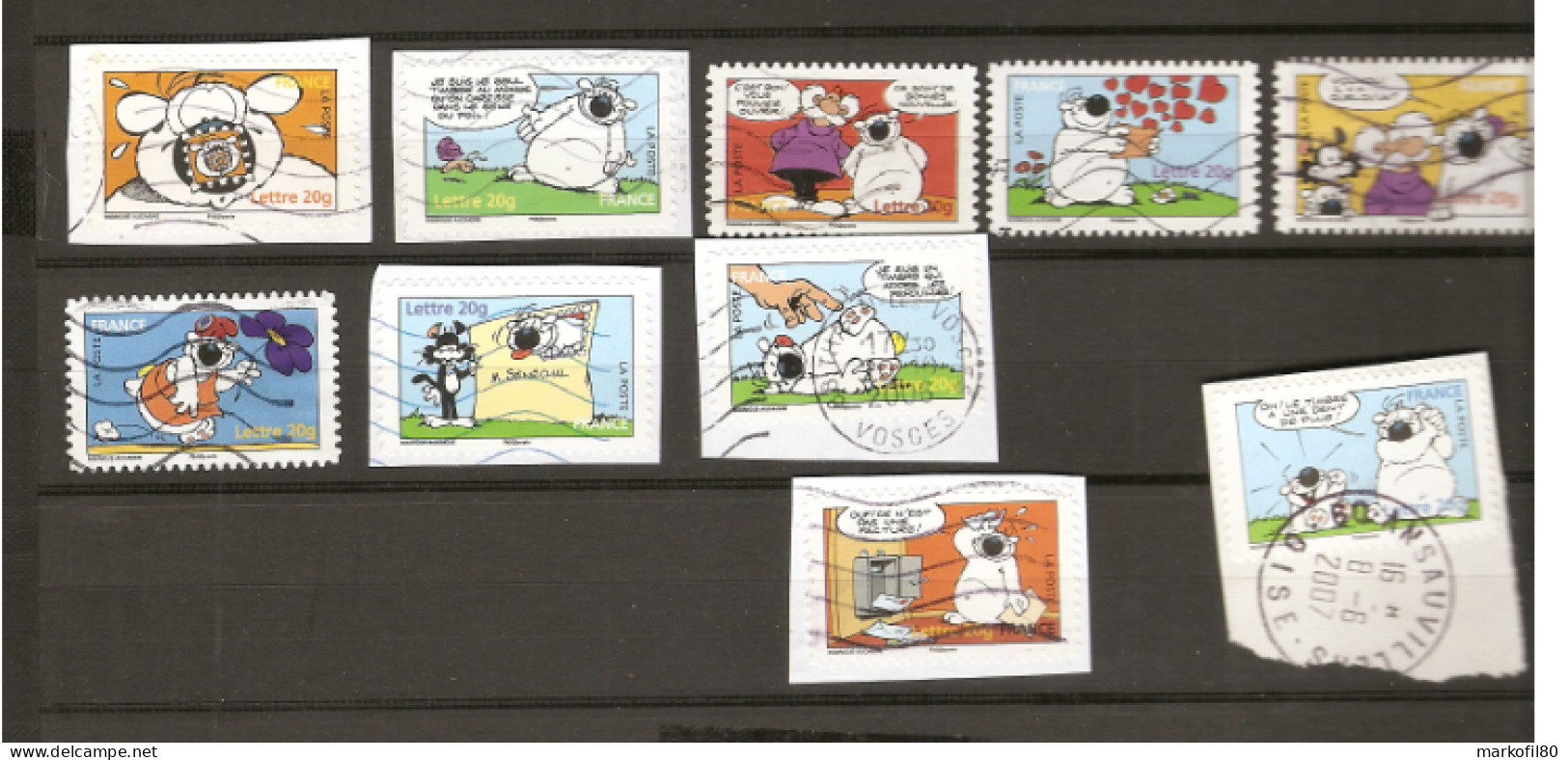 Lot De Timbres  France  BD CUBITUS 2006 - Philabédés