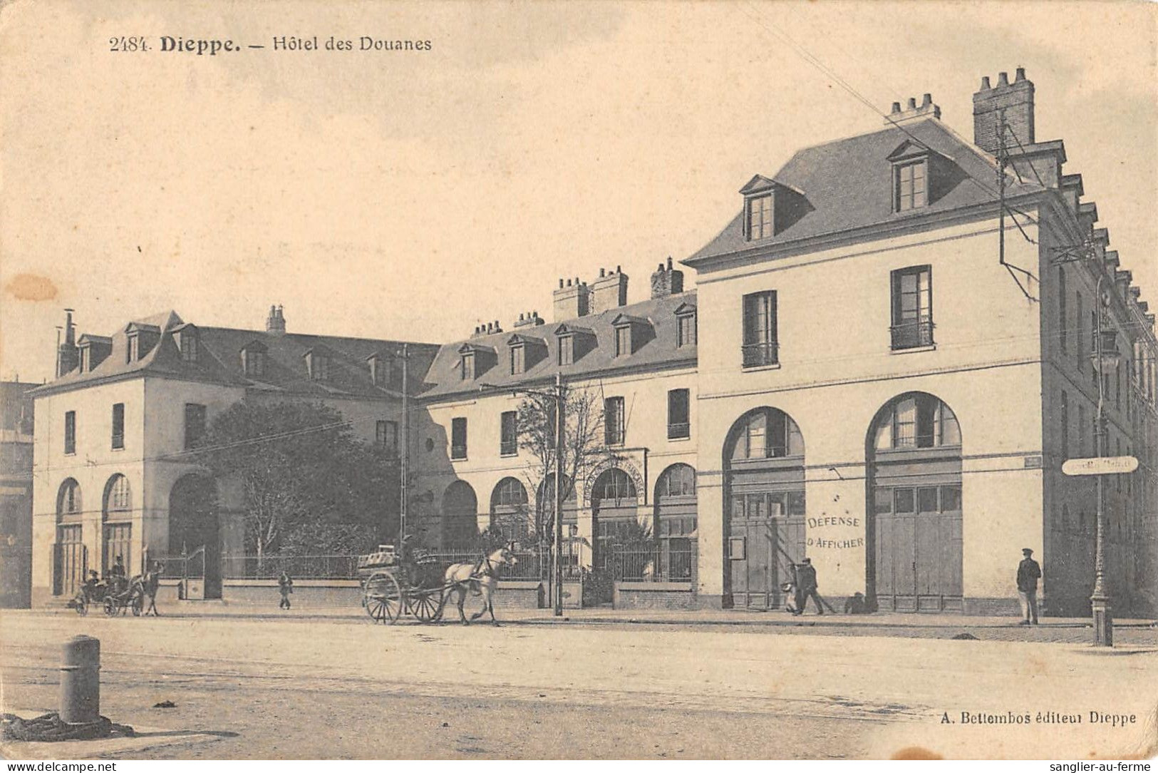 CPA 76 DIEPPE / HOTEL DES DOUANES - Dieppe