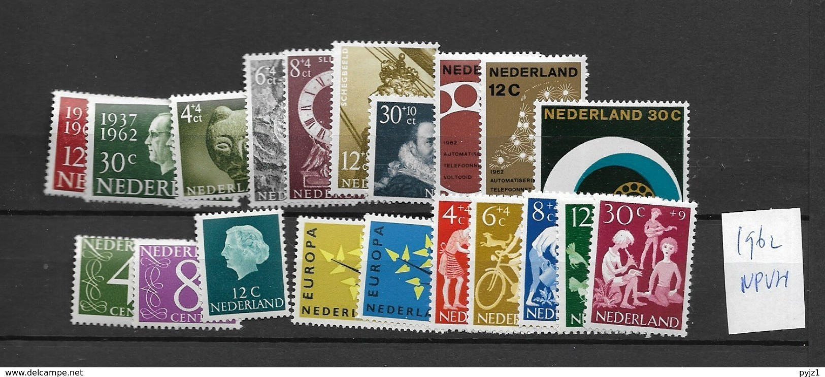 1962 MNH  Netherlands,complete According To NVPH, Postfris** - Volledig Jaar