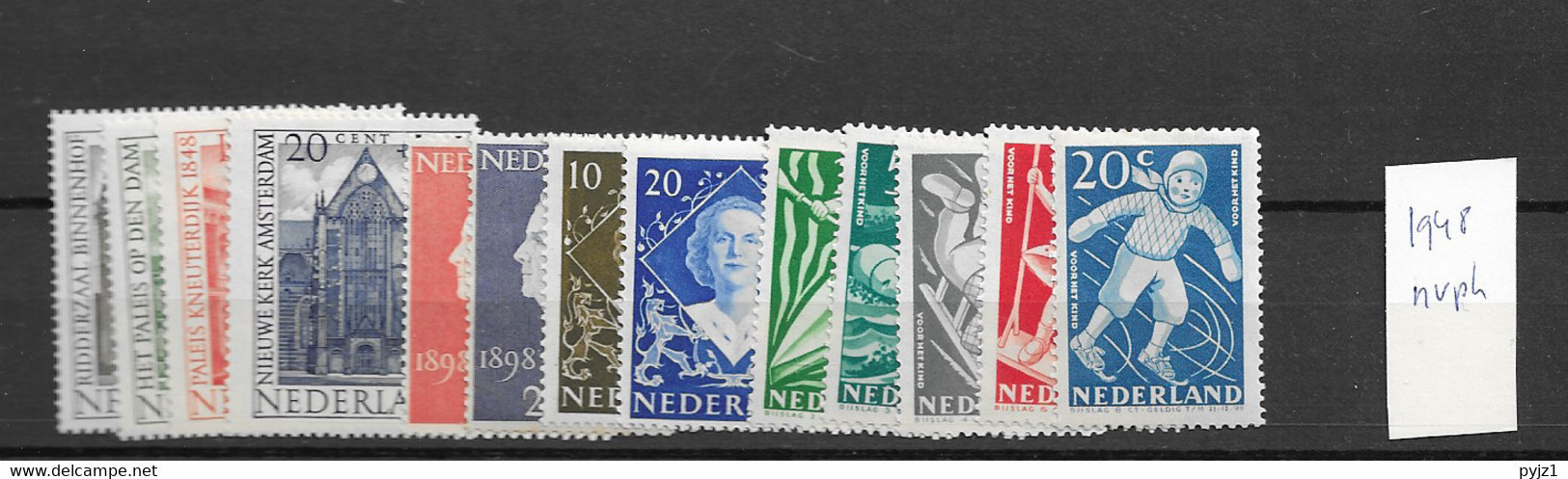1948 MNH  Netherlands,complete According To NVPH, Postfris** - Années Complètes