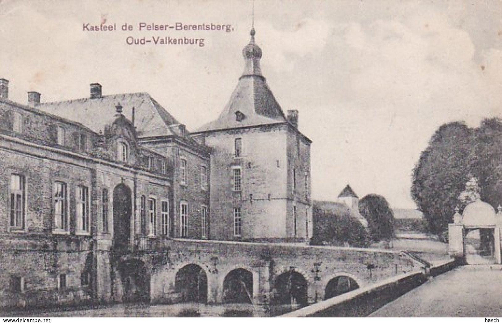 254916Oud Valkenburg, Kasteel De Pelser – Berentsberg. - Valkenburg