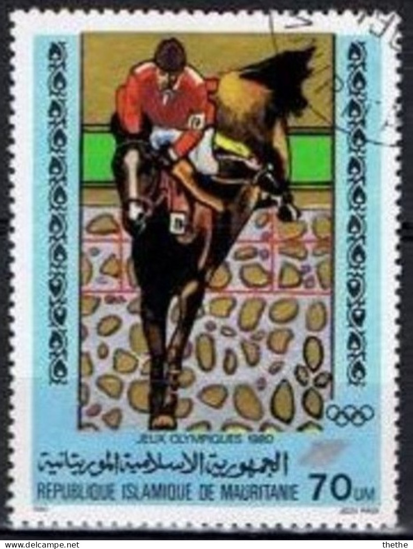 MAURITANIE - Jeux Olympiques De Moscou - Equitation - Verano 1980: Moscu