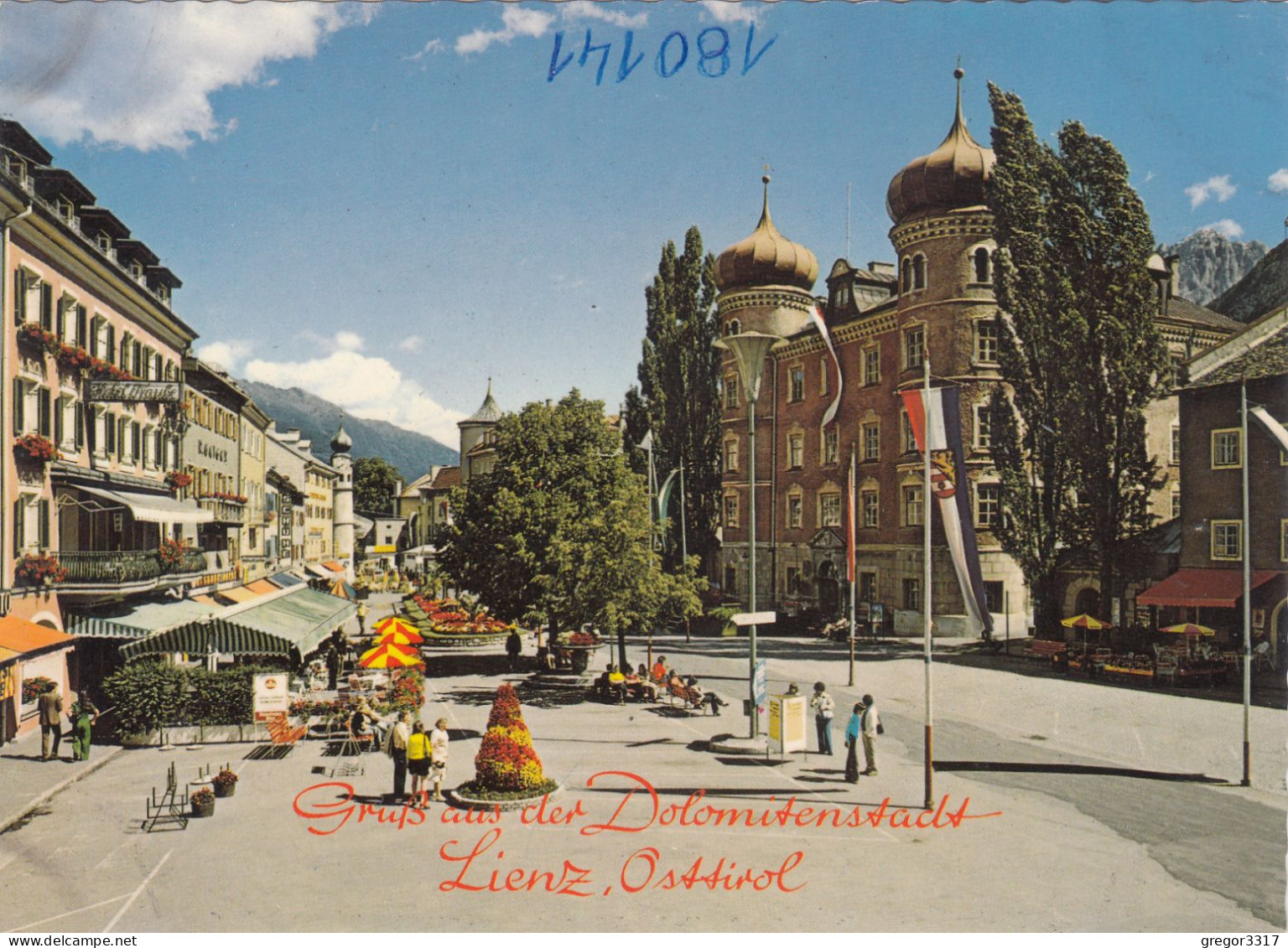 E4987) LIENZ - Fußgängerzone Mit Liebburg - Osttirol - Lienz