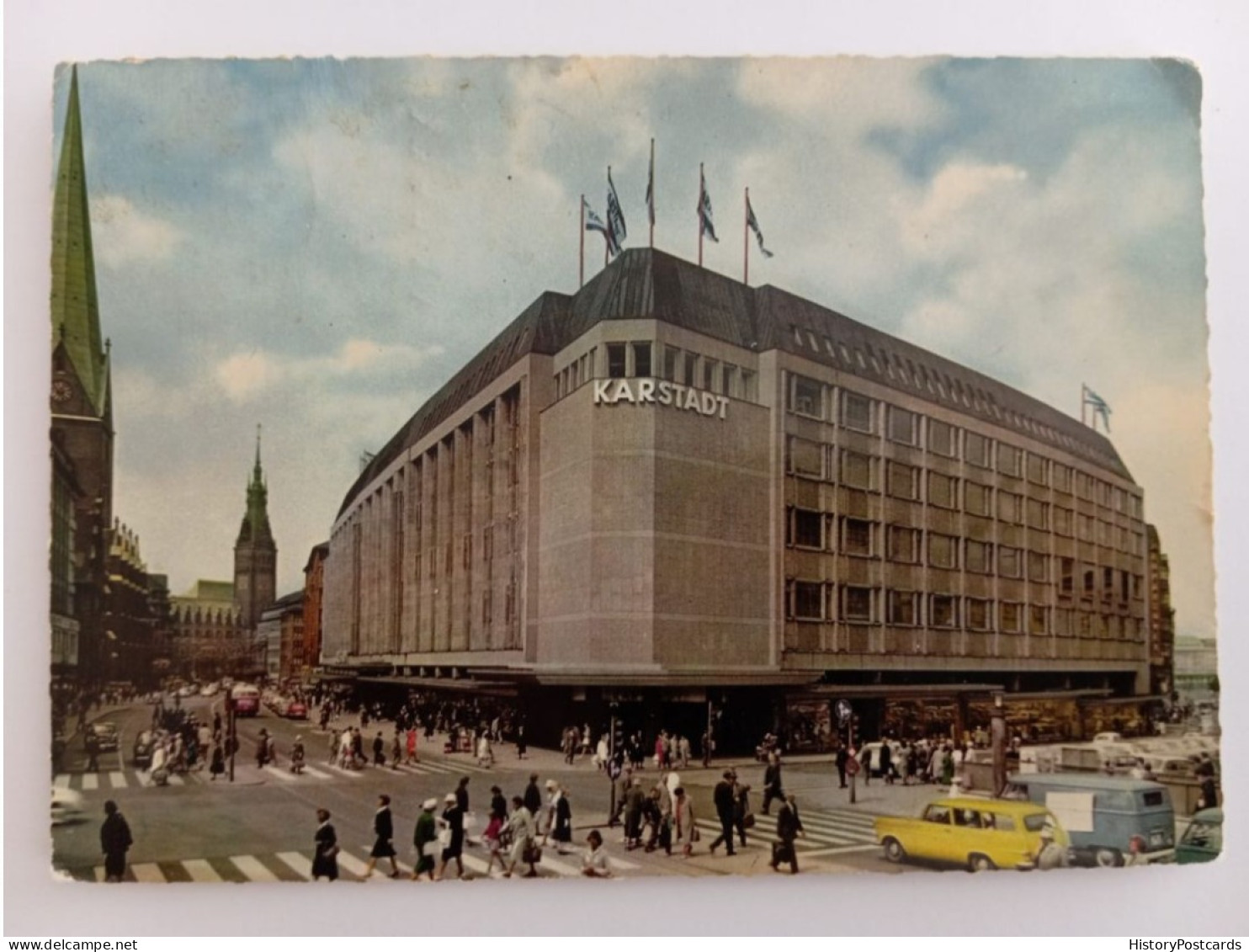 Hamburg, Mönckebergstraße, Kaufhaus Karstadt, 1966 - Mitte