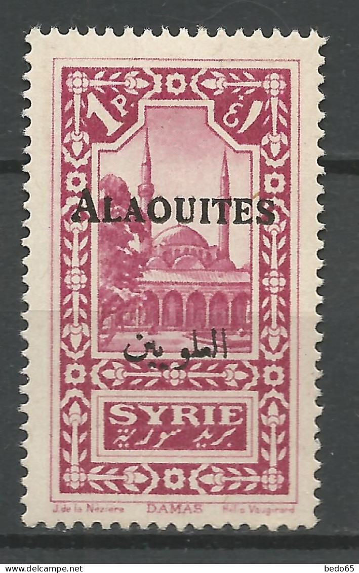 ALAOUITES N° 26 NEUF* PETITE CHARNIERE / Hinge / MH - Unused Stamps