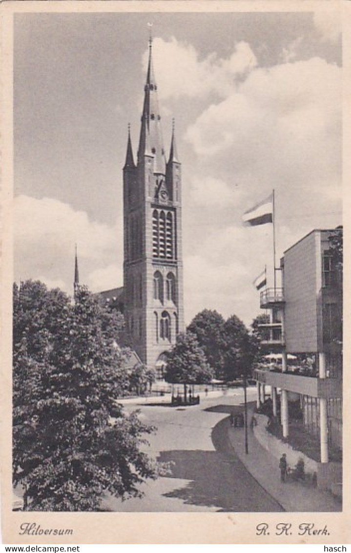 2549116Hilversum, R. K. Kerk-1946(zie Hoeken En Randen) - Hilversum