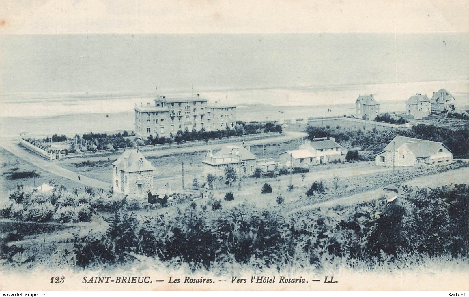 Les Rosaires , Plérin * Vers L'Hôtel ROSARIA * Villas - Plérin / Saint-Laurent-de-la-Mer