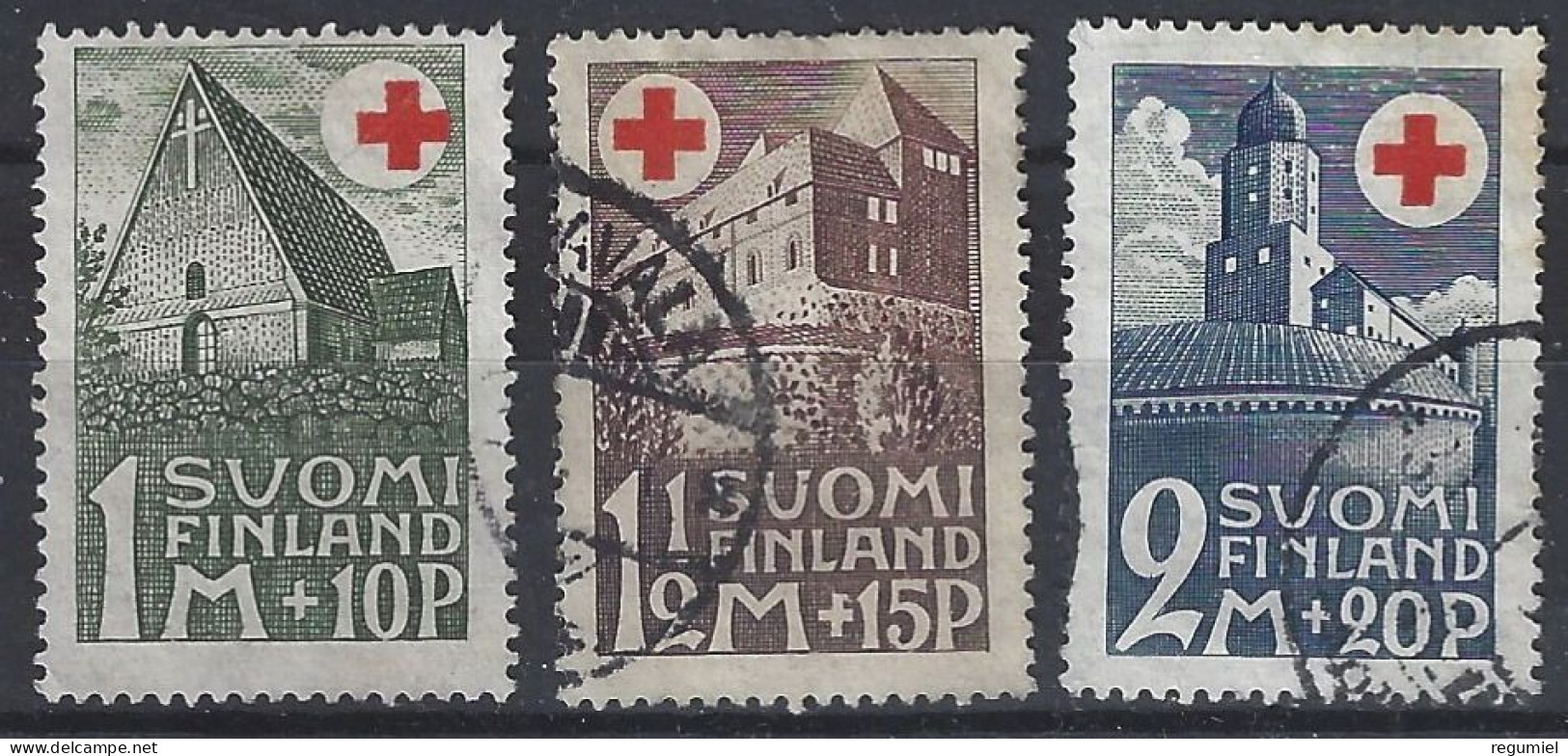 Finlandia U  161/163 (o) Usado.1930 - Used Stamps