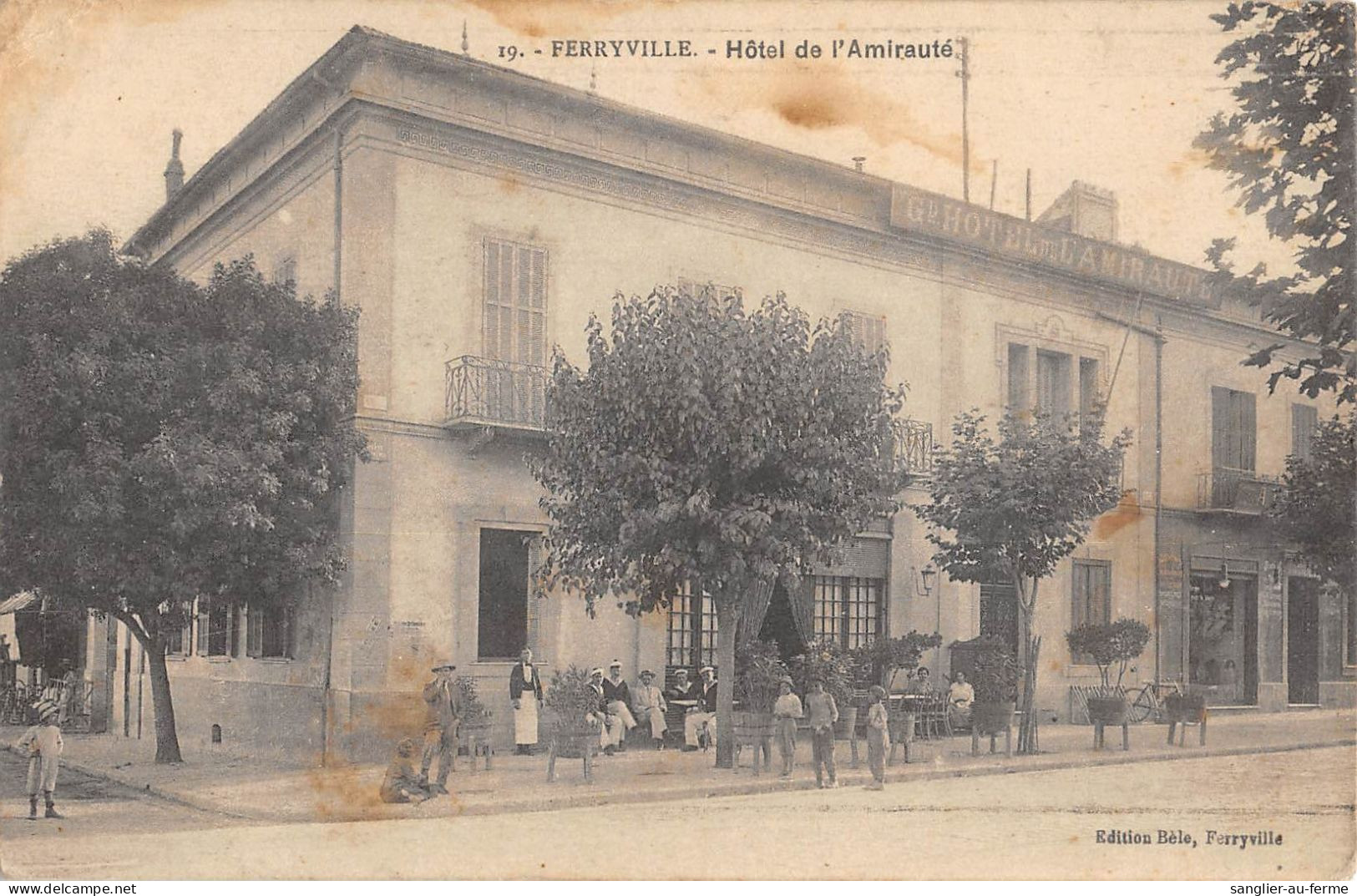 CPA TUNISIE / FERRYVILLE / HOTEL DE L'AMIRAUTE - Tunisia