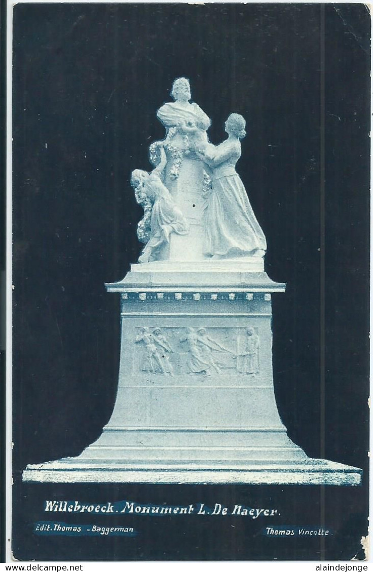 Willebroek - Willebroeck - Monument L. De Naeyer - 1909 - Willebroek